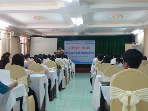  Tập huấn “Nghiệp vụ Thông tin và Thống kê khoa học và công nghệ” năm 2015